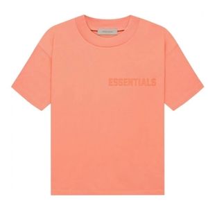 Essentials Short Sleeve Tee in Coral Peach